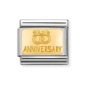 Classic Gold Anniversary Charm