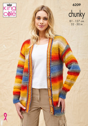 Jackets in King Cole Riot Chunky (6209)