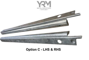 YRM474C - Pair of HDG Front Row Door Cappings - Land Rover Series 2 & 3 1958 – 1985