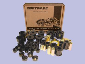 DC7107 - Range Rover P38 Polyurethane Bush Kit In Black By Britpart - Full Vehcile Kit