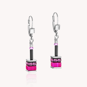 Iconic GEOCUBE Earrings CZ Cubes Iconic Rainbow