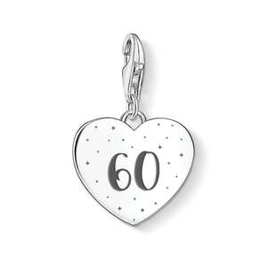 Classic Silver 60 Heart Charm