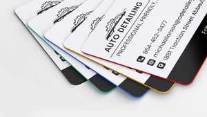 Painted Edge Business Cards