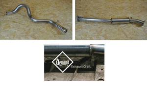 LRC2837 - Demand Exhaust System for Land Rover Defender 110 - For 2.4 & 2.2 Puma with Sport Centre Silencer and 3" Rear Pipe