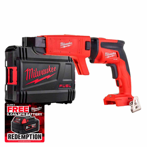 Milwaukee M18 FSGC-0X 18V Fuel Drywall Screw Gun with Collated Attachment & Case (Body Only)
