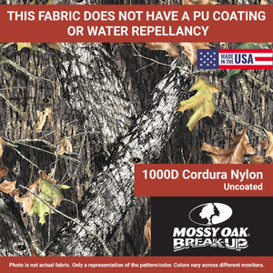 1000D Cordura Nylon - Mossy Oak Mini Break-Up - Uncoated - 60"- 2nd Quality