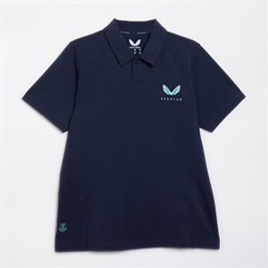Castore Womens EFC Everton Travel Polo Navy
