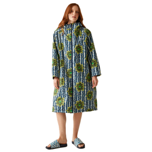 Regatta Womens Orla Kiely Waterproof Fleece Lined Changing Robe - One Size / Lotus Olive