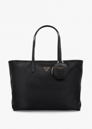 Large Power Play II Black Tech Tote Bag