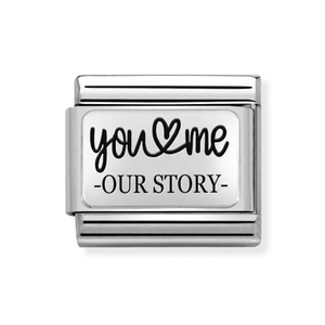 Classic Silver You & Me Our Story Charm