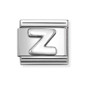 Classic Silver Letter Z Charm