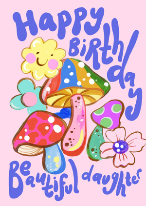 Beautiful Daughter Eleanor Bowmer Happy Birthday Card