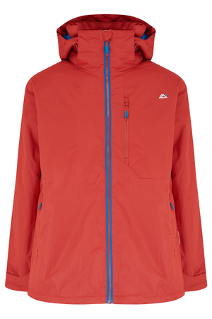 Endurance Mens Waterproof Coat - Fiery Red
