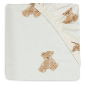 Jollein -  Fitted Sheet 70x140cm - Teddy Bear