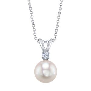 Akoya Pearl & Diamond Classic Pendant