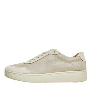 FitFlop Womens Rally Glitz Trainers Platino