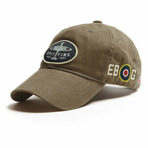 EXT550-85 - Supermarine Spitfire Cap - Khaki - by Exmoor Trim