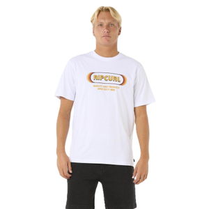 Rip Curl Mens Surf Revival Yo Mumma Short Sleeve T-Shirt - XL / White - XL / White