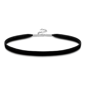 Velvet Eye-Catcher Choker