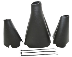 DA5496 - Discovery 1 & 2 Gaiter Re-Trim Kit in Black - For High/Low, Gear Lever and Handbrake