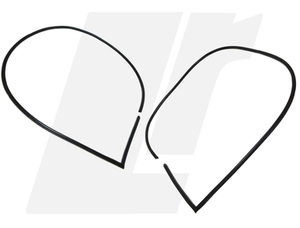 LRC10454 - Upper Body and Roof Seal Kit - Defender 110 Hard Top 1986-2014 - Genuine Land Rover option available