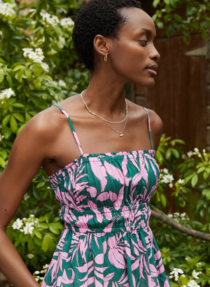 Gina Top with Lenzing™ Ecovero™ - UK 14 | EU 40 | US 10 / Pink Frond
