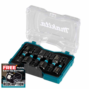 Makita E-15768 Impact Black Nutsetter Set (6 Pieces)