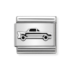 Classic Silver Vintage Car Charm