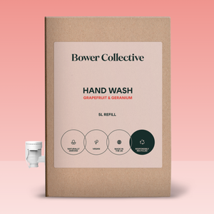 Bower Hand Wash Refill - Geranium & Grapefruit - Bag in Box - 5L