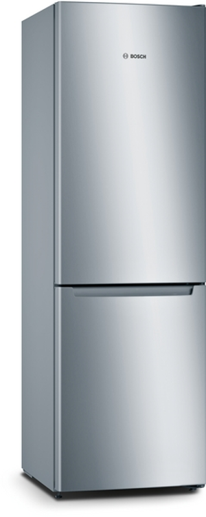 Bosch KGN33NLEBG Series 2 Free-standing fridge-freezer with freezer at bottom - Stainless steel look