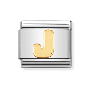 Classic Gold Letter J Charm