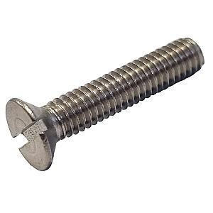 M3 x 16 Machine Screw, Countersunk Slot Stainless Steel A2 (304)