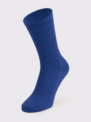 Blue Soft Top Bamboo Socks