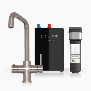 Expression Brushed Nickel & Nexus 3-1 Square Instant Boiling Water Tap