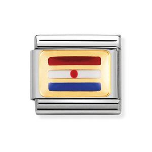 Classic Gold & Enamel Flag Of Croatia Charm