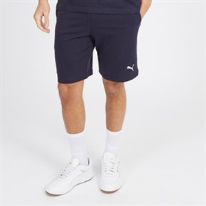 Puma Mens Essentials Small Logo Fleece Shorts New Navy