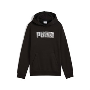 Puma Junior Boys Sportstyle Fleece Hoodie Puma Black
