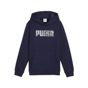 Puma Junior Boys Sportstyle Fleece Hoodie Puma Navy
