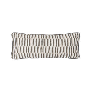 Kotana Cushion 70cm x 30cm, Charcoal & Silver