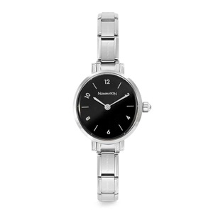 Classic Paris Black Oval Dial Watch