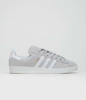 Adidas Campus ADV Shoes - Grey Two / FTWR White / Gold Metallic