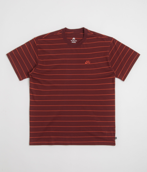 Nike SB Striped T-Shirt - Dark Team Red