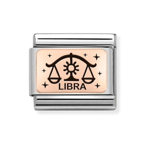 Classic Rose Gold Libra Charm