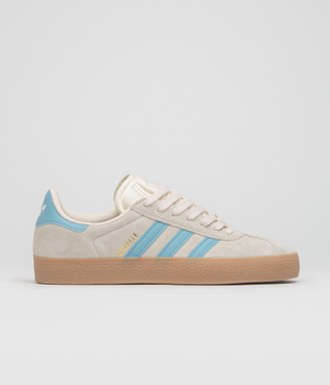Adidas Gazelle ADV Shoes - Wonder White / Preloved Blue / Gum4