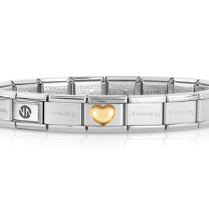 Classic Gold Heart Starter Bracelet