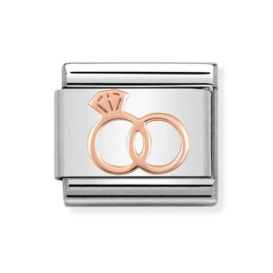 Classic Rose Gold Wedding Rings Charm