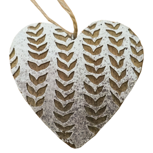 Resin Heart Hanging Ornament
