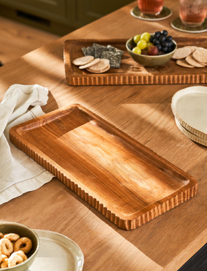 Boxford Serving Plate - Teak, Natural, Medium