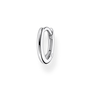 Silver Small Single Hoop Earring