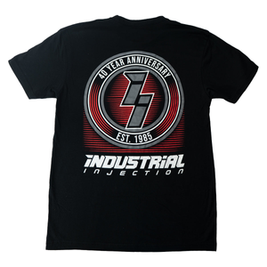 Industrial Injection 40th Anniversary Retro T-Shirt LIMITED EDITION